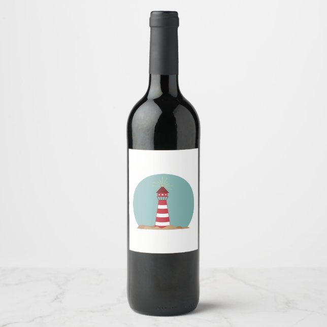 Lighthouse Wine Label (Front)