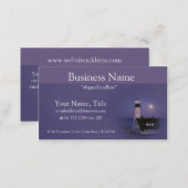 Lighthouse with Morning Sky Business Cards (Front/Back)