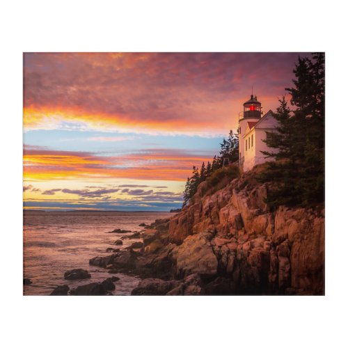 Lighthouses  Acadia National Park Maine Acrylic Print