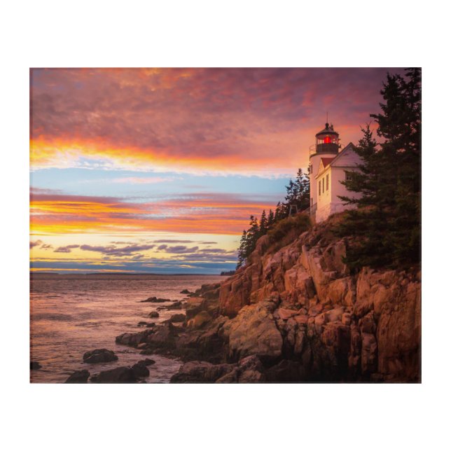 Lighthouses | Acadia National Park Maine Acrylic Print (Front)