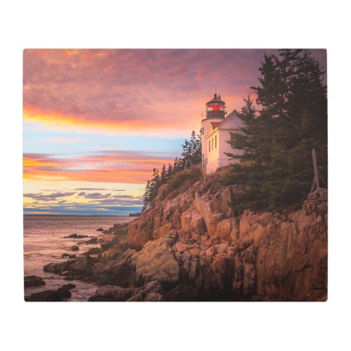 Lighthouses  Acadia National Park Maine Metal Print