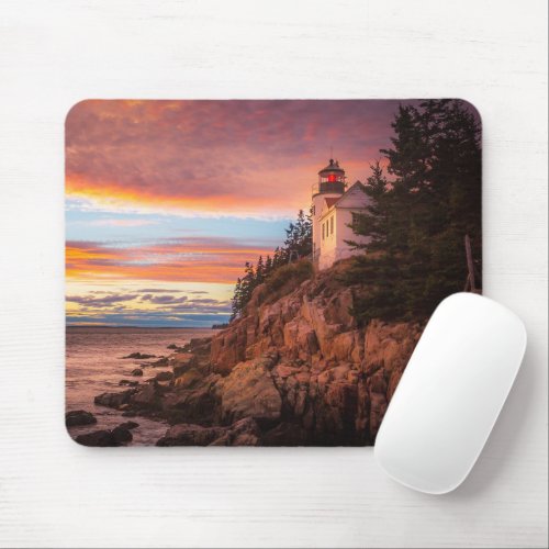 Lighthouses  Acadia National Park Maine Mouse Pad