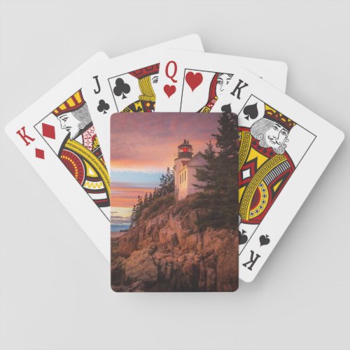 Lighthouses  Acadia National Park Maine Poker Cards