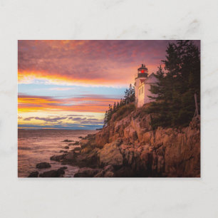 Lighthouses Acadia National Park Maine Postcard