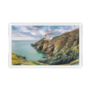 Lighthouses Baily Lighthouse Dublin, Ireland Acrylic Tray
