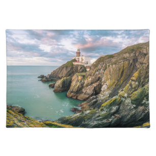 Lighthouses   Baily Lighthouse Dublin, Ireland Cloth Placemat