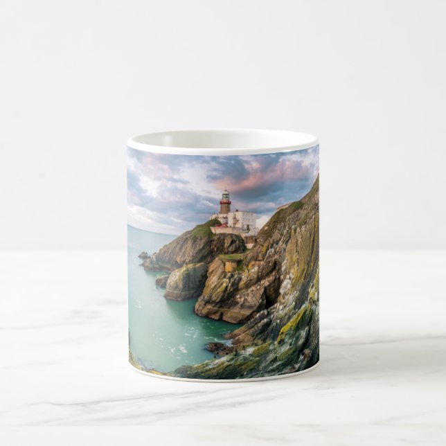 Lighthouses | Baily Lighthouse Dublin, Ireland Coffee Mug (Center)
