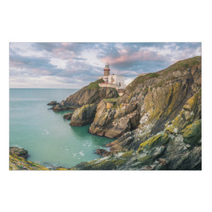 Lighthouses   Baily Lighthouse Dublin, Ireland Faux Canvas Print