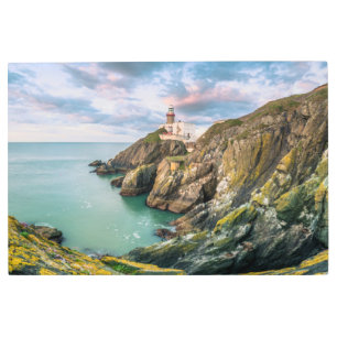 Lighthouses Baily Lighthouse Dublin, Ireland Metal Print