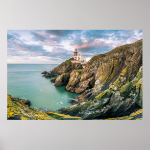 Lighthouses   Baily Lighthouse Dublin, Ireland Poster