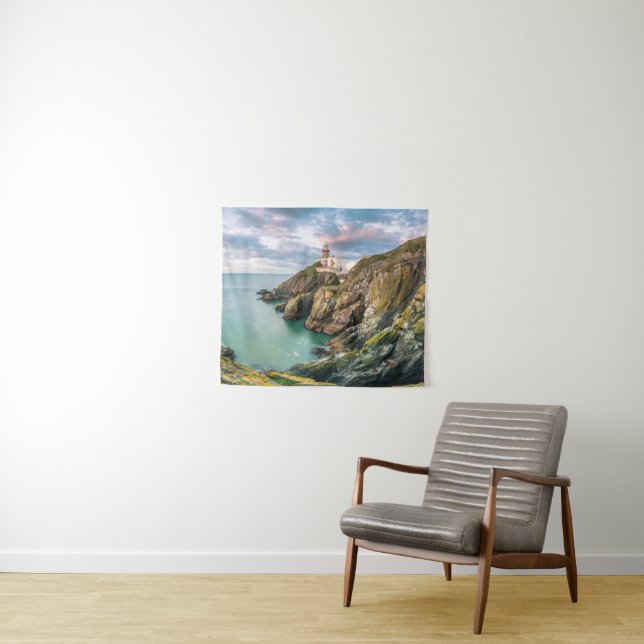 Lighthouses | Baily Lighthouse Dublin, Ireland Tapestry (In Situ (Horizontal))