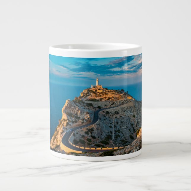 Lighthouses | Balearic Islands, Spain Giant Coffee Mug (Front)