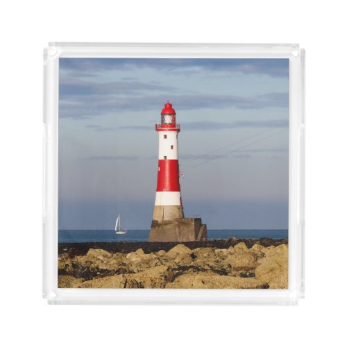 Lighthouses  Beachy Head Lighthouse England Acrylic Tray