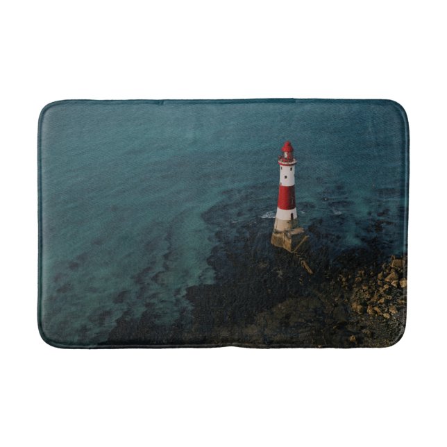 Lighthouses | Beachy Head Lighthouse England Bath Mat (Front)