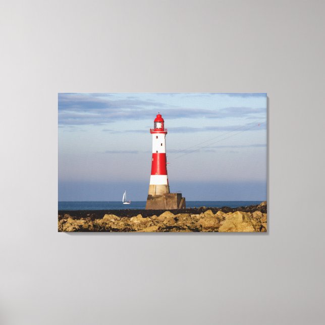 Lighthouses | Beachy Head Lighthouse England Canvas Print (Front)