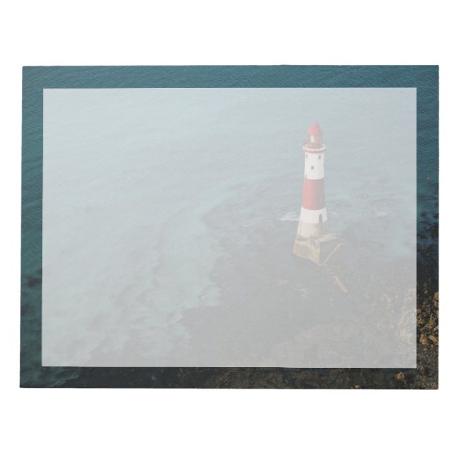 Lighthouses | Beachy Head Lighthouse England Notepad (Front)