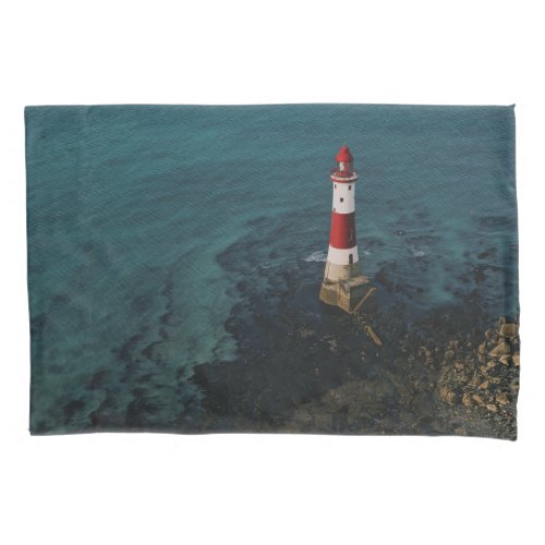 Lighthouses  Beachy Head Lighthouse England Pillow Case