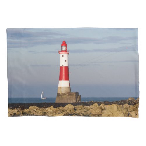 Lighthouses  Beachy Head Lighthouse England Pillow Case