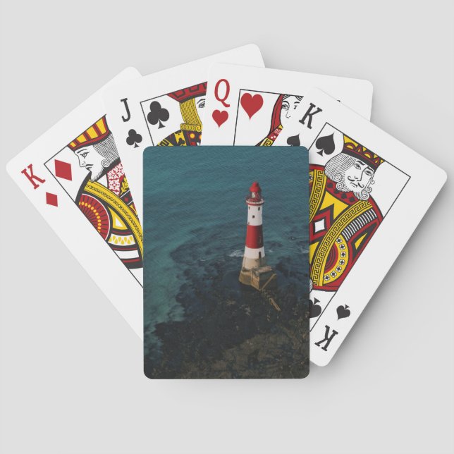 Lighthouses | Beachy Head Lighthouse England Poker Cards (Back)