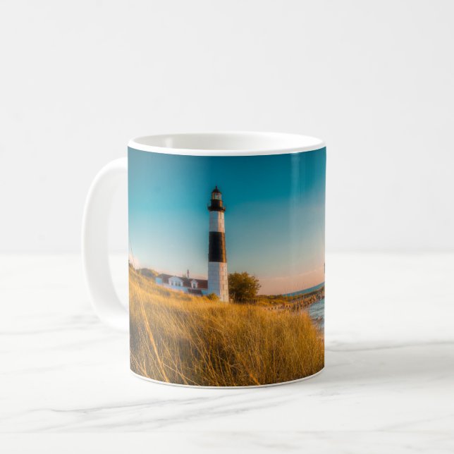 Lighthouses | Big Sable Lighthouse Ludington, MI Coffee Mug (Front Left)
