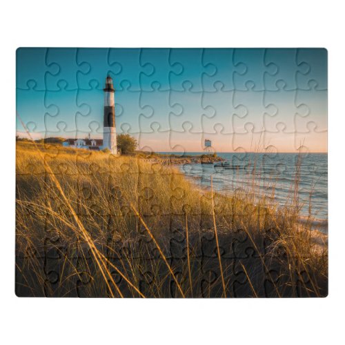 Lighthouses  Big Sable Lighthouse Ludington MI Jigsaw Puzzle