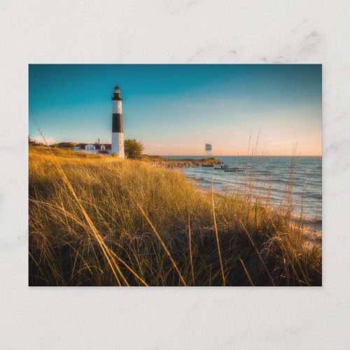 Lighthouses  Big Sable Lighthouse Ludington MI Postcard