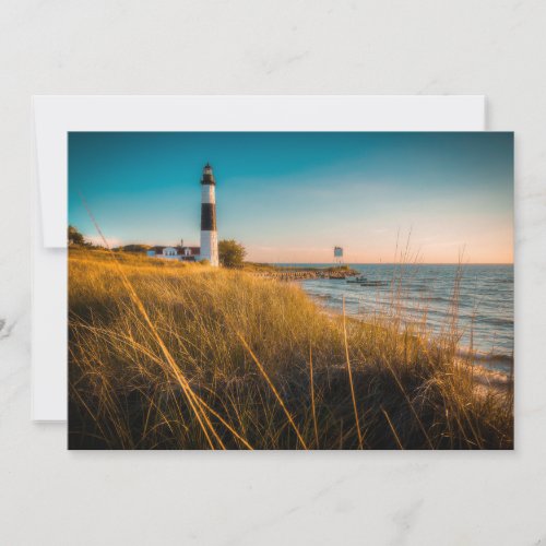 Lighthouses  Big Sable Lighthouse Ludington MI Thank You Card