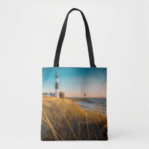 Lighthouses Big Sable Lighthouse Ludington, MI Tote Bag