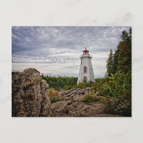 Lighthouses  Big Tub Harbor Tobermory Ontario Postcard