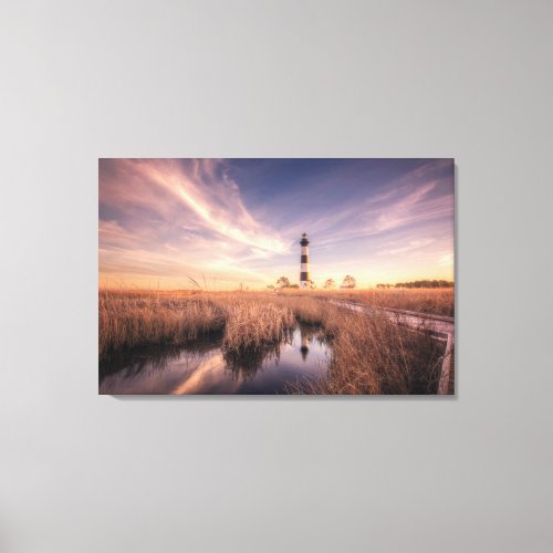 Lighthouses  Bodie Island Outerbanks NC Canvas Print