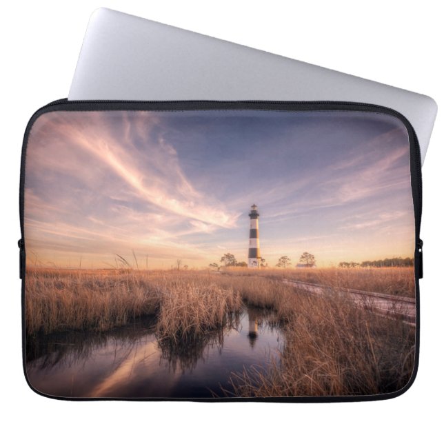 Lighthouses | Bodie Island Outerbanks NC Laptop Sleeve (Front)