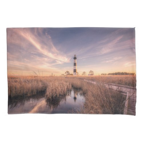 Lighthouses  Bodie Island Outerbanks NC Pillow Case