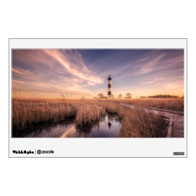 Lighthouses | Bodie Island Outerbanks NC Wall Decal (Front)