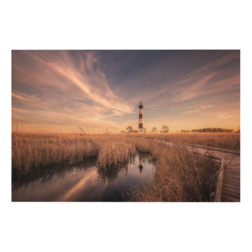 Lighthouses  Bodie Island Outerbanks NC Wood Wall Art
