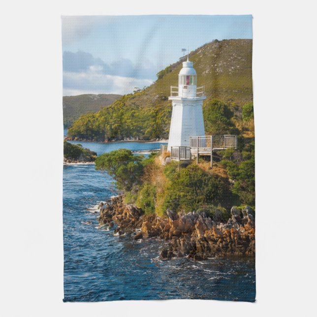 Lighthouses | Bonnet Island Lighthouse Kitchen Towel (Vertical)