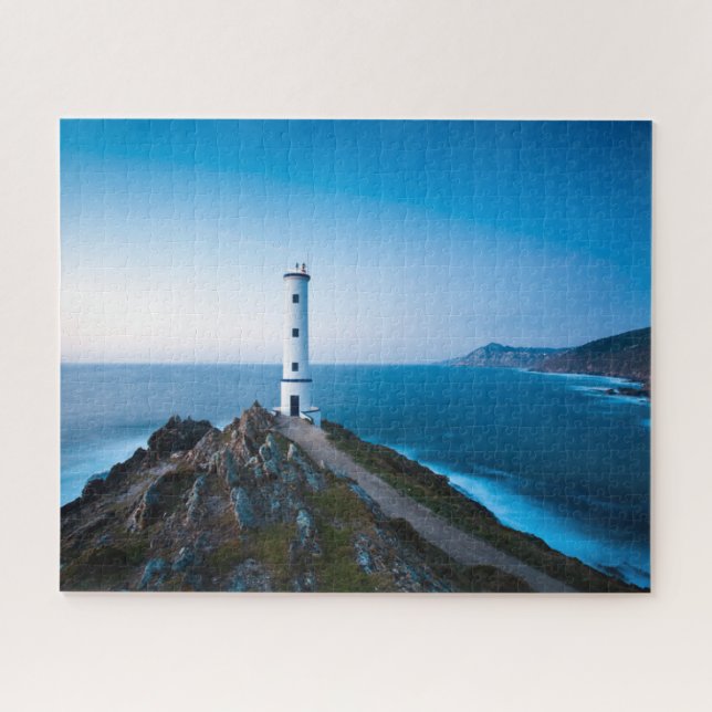Lighthouses | Cabo Home Lighthouse Cangas Spain Jigsaw Puzzle (Horizontal)