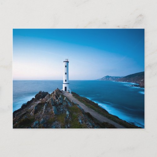 Lighthouses  Cabo Home Lighthouse Cangas Spain Postcard