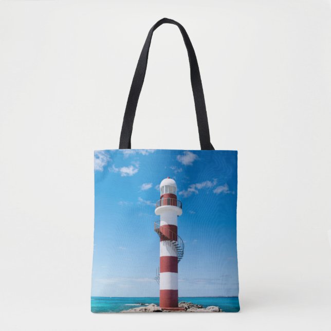 Lighthouses | Cancun Quintana Roo Mexico Tote Bag (Front)