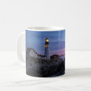 Lighthouses Cape Elizabeth Maine Lighthouse Coffee Mug