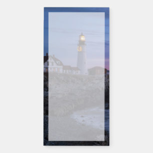Lighthouses Cape Elizabeth Maine Lighthouse Magnetic Notepad
