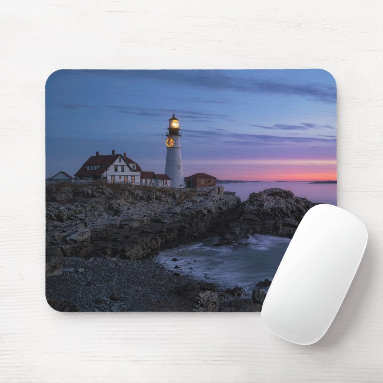 Lighthouses | Cape Elizabeth Maine Lighthouse Mouse Pad