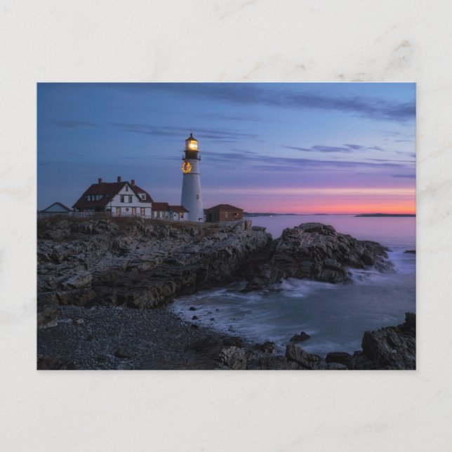 Lighthouses | Cape Elizabeth Maine Lighthouse Postcard (Front)