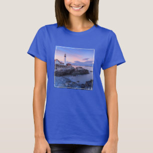 Lighthouses   Cape Elizabeth, Maine T-Shirt
