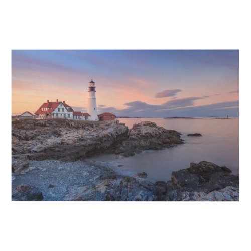 Lighthouses  Cape Elizabeth Maine Wood Wall Art