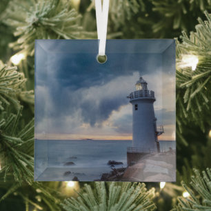 Lighthouses   Cape Irago Lighthouse Glass Ornament