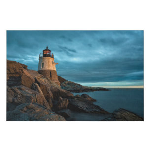Lighthouses Castle Hill Lighthouse Faux Canvas Print
