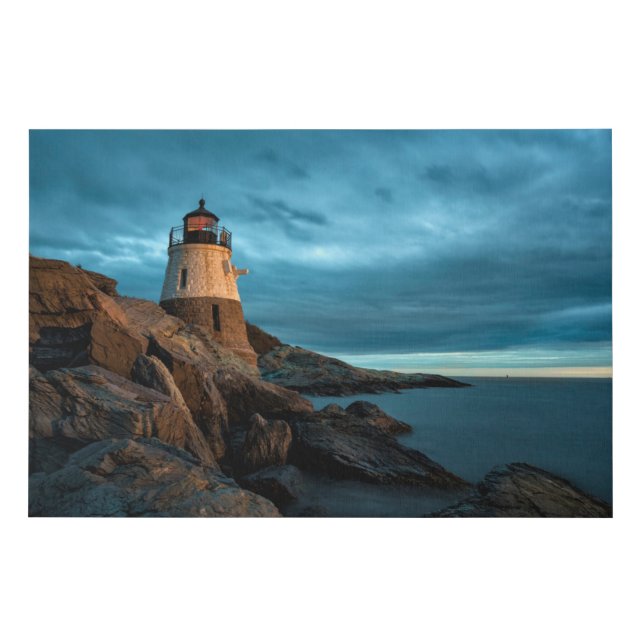 Lighthouses | Castle Hill Lighthouse Faux Canvas Print (Front)