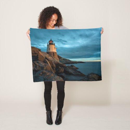 Lighthouses  Castle Hill Lighthouse Fleece Blanket