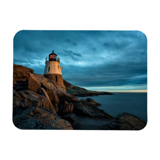 Lighthouses | Castle Hill Lighthouse Magnet (Horizontal)