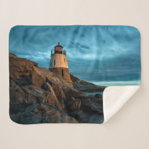 Lighthouses Castle Hill Lighthouse Sherpa Blanket